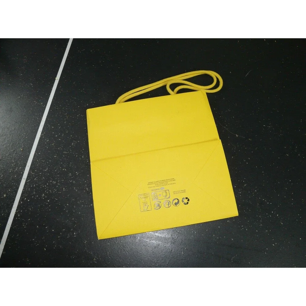 Swarovski Yellow & White Paper Gift Shopping Bag & Envelope Lot of 5